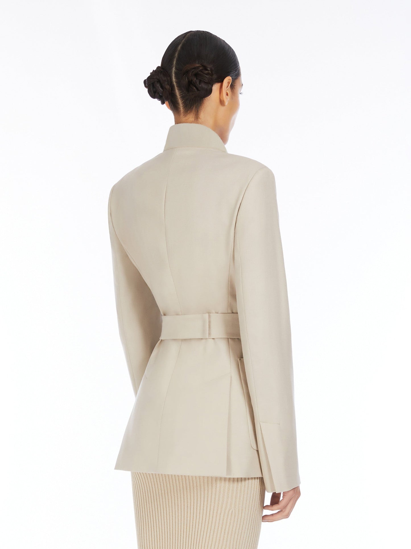 Wool, mohair and silk blazer