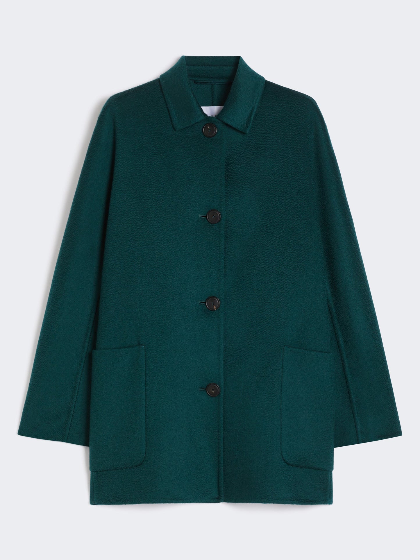 Short pure cashmere coat