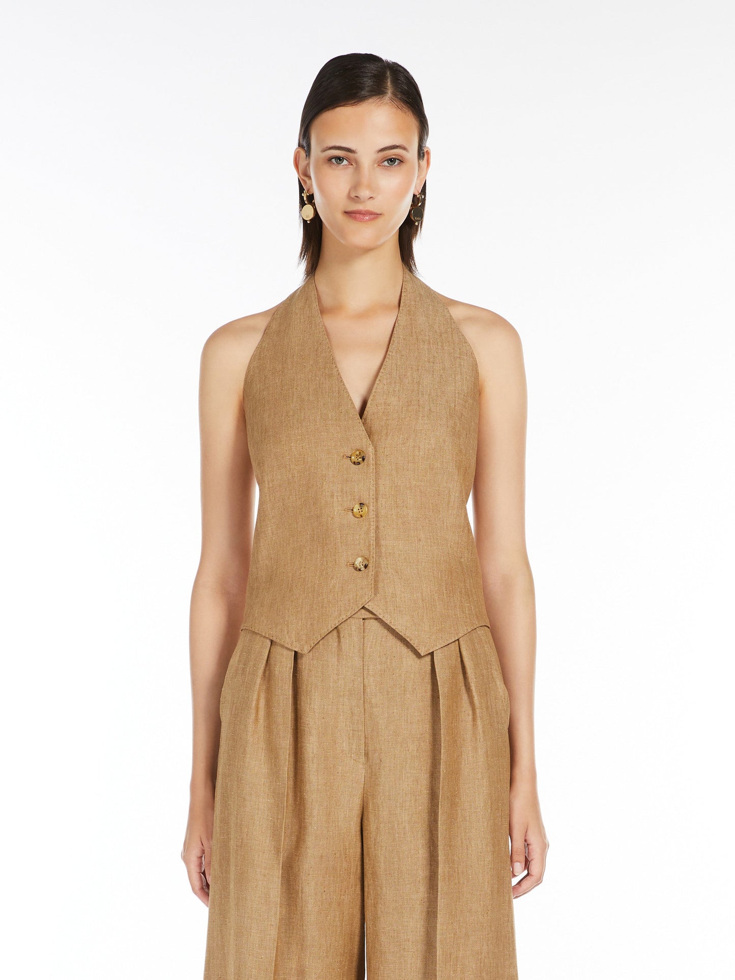 Linen Batavia waistcoat