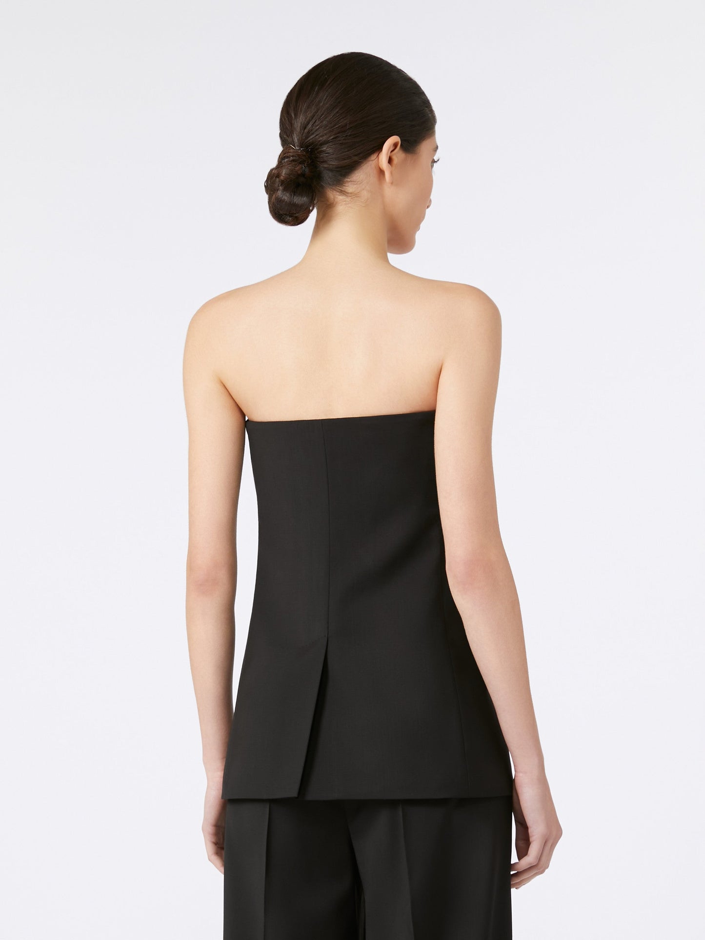 Woollen cloth corset top