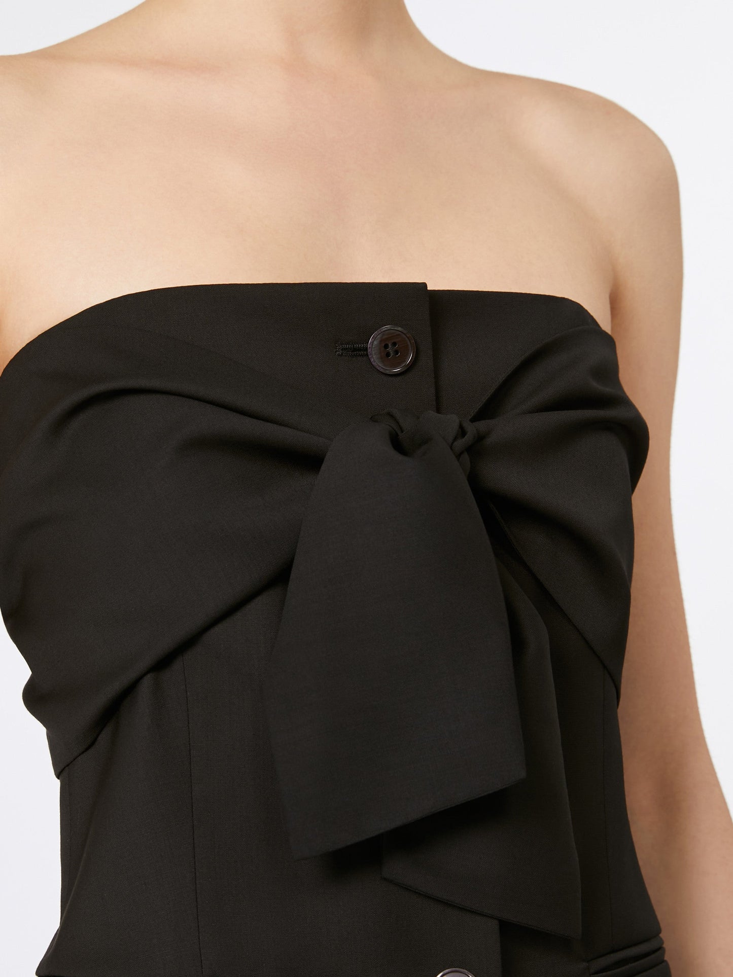 Woollen cloth corset top