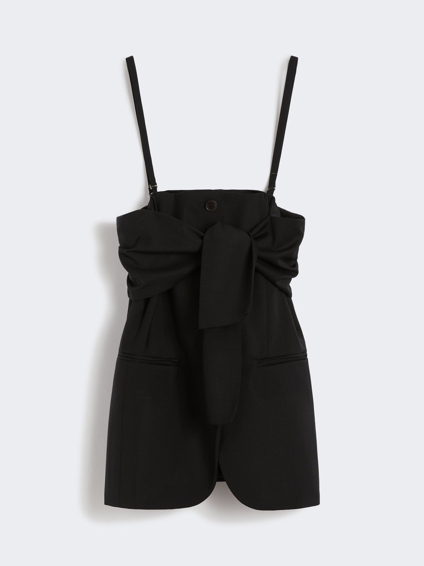 Woollen cloth corset top