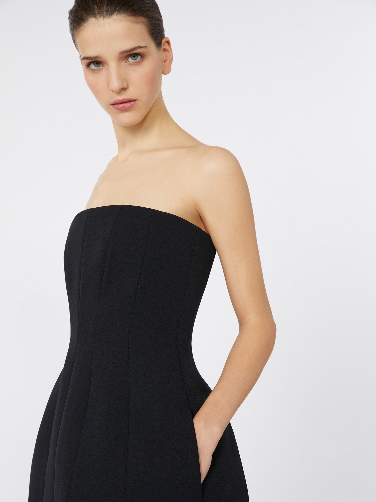 Sable bustier dress