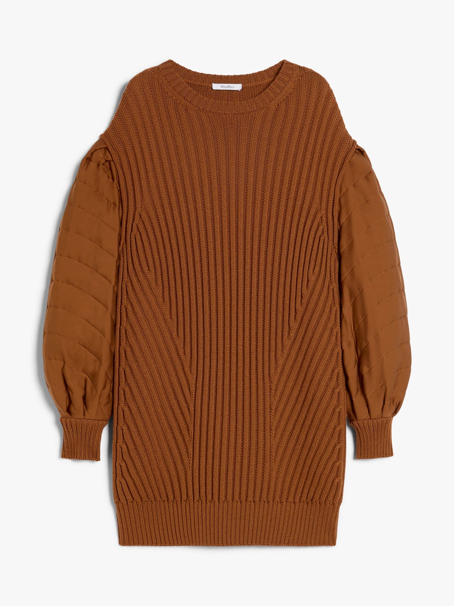 Short ribbed wool dress