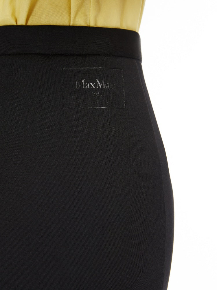 Jersey midi skirt