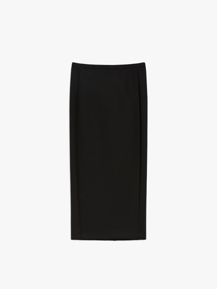 Jersey midi skirt