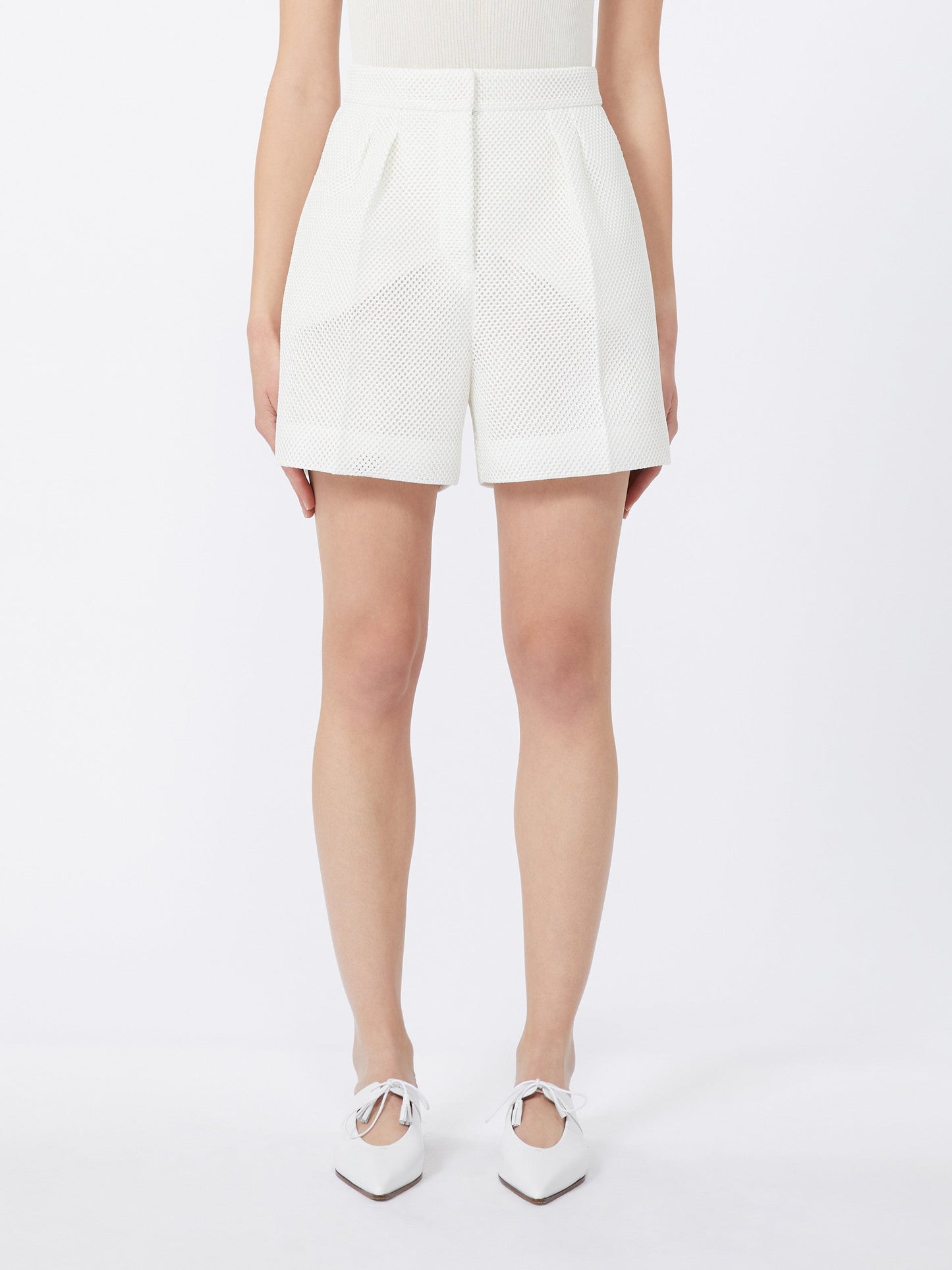 Technical mesh shorts