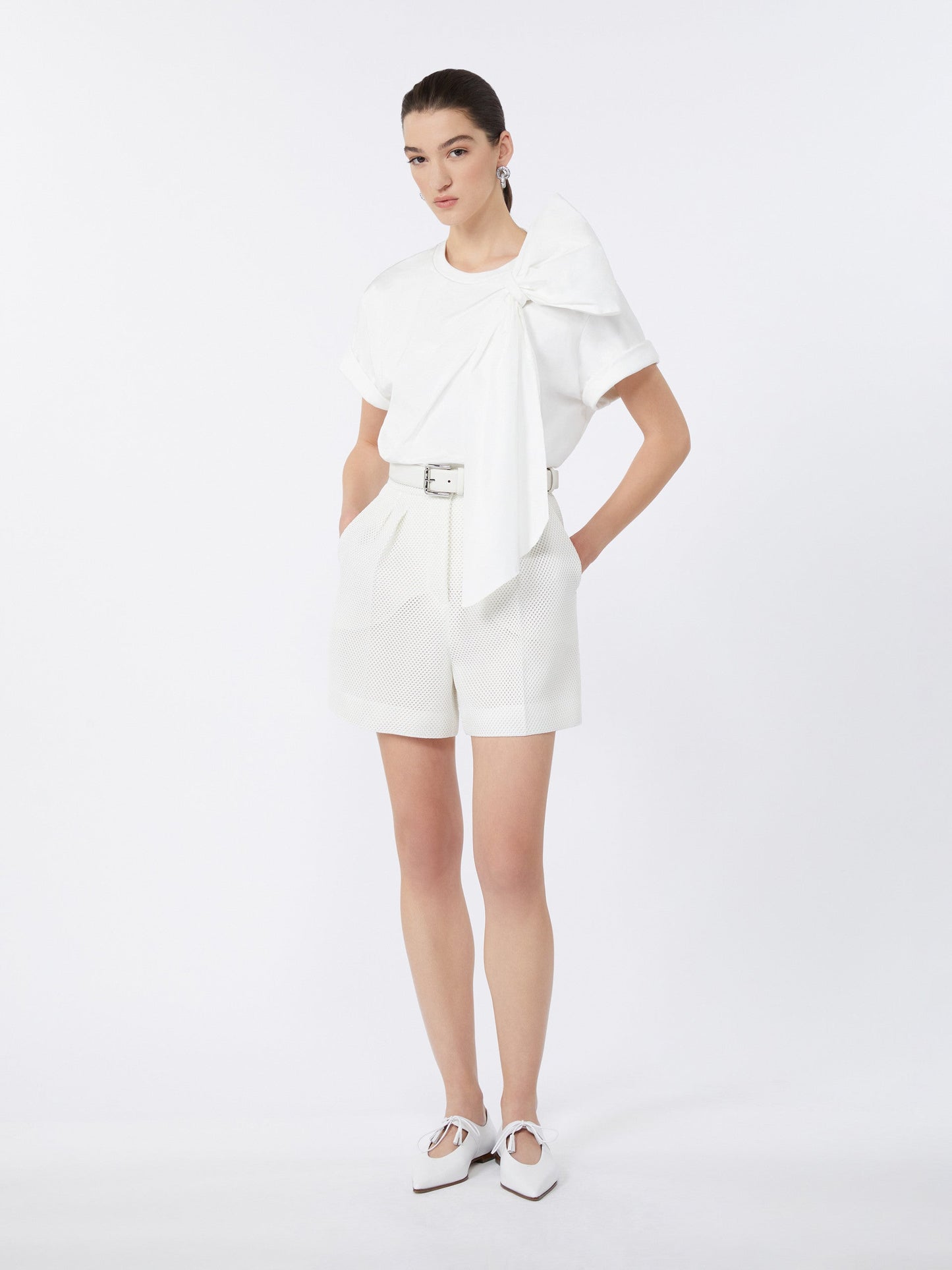 Technical mesh shorts