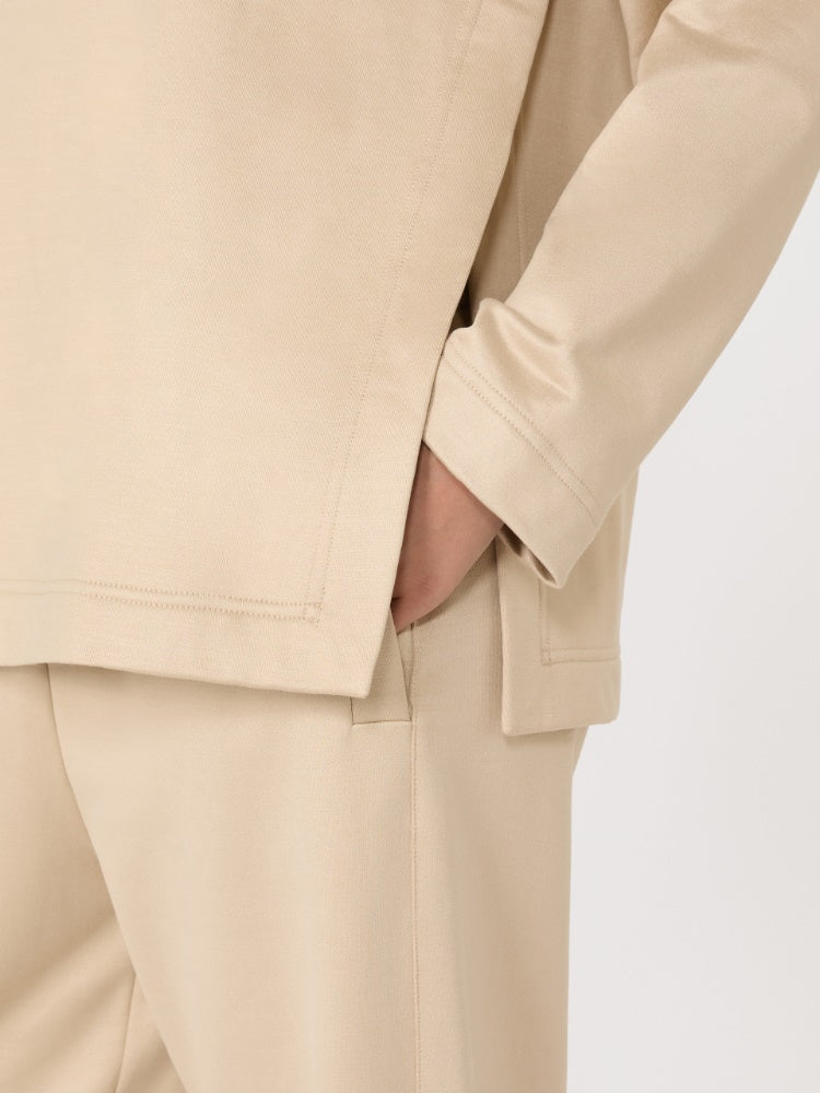 Silk and cotton sweatshirt