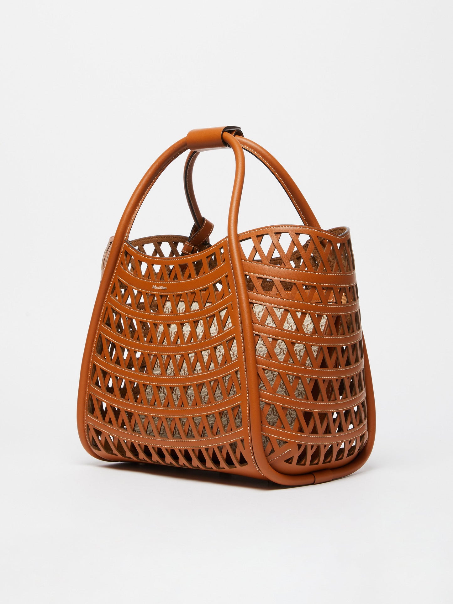 Woven leather small Marine bag
