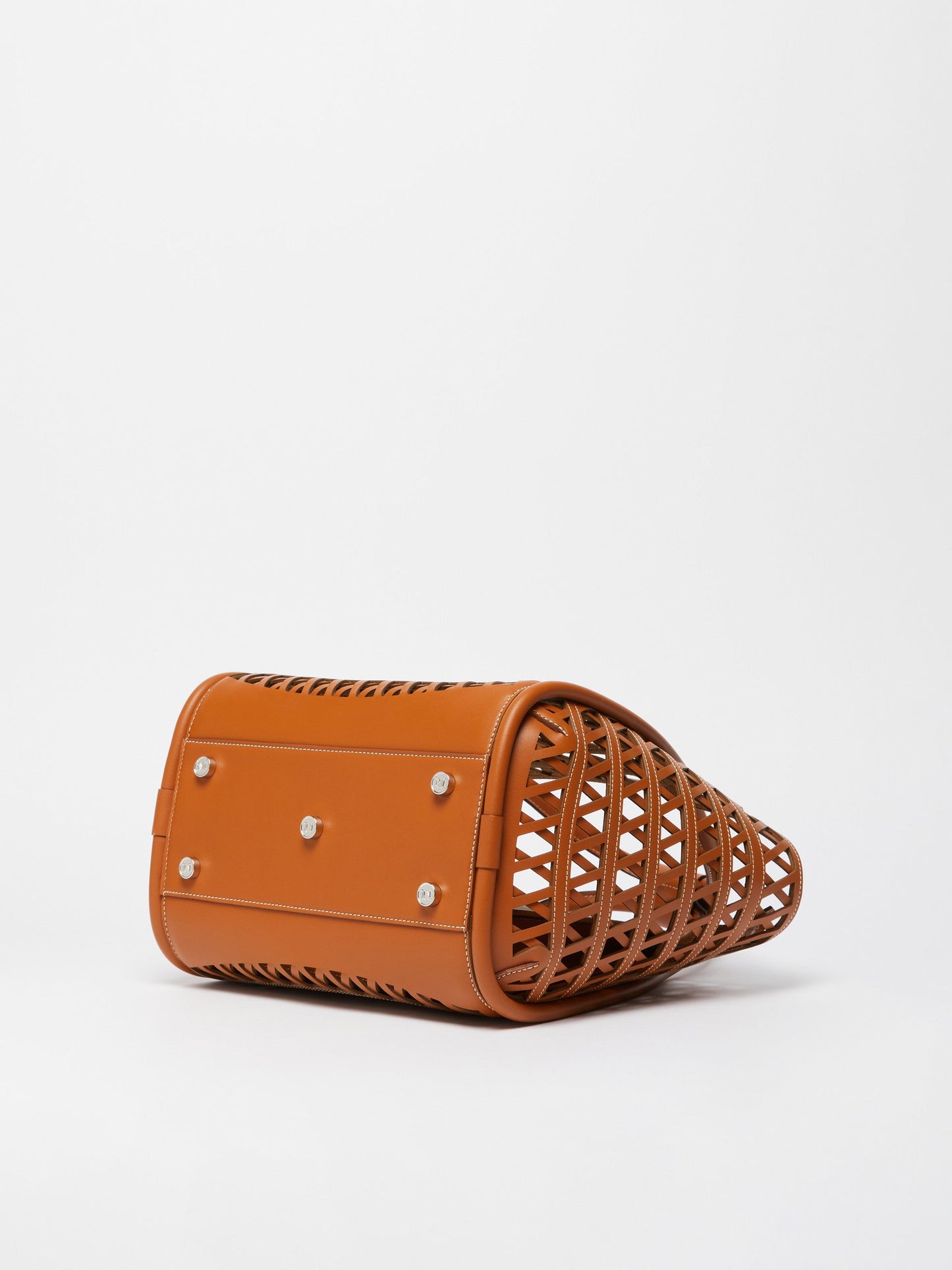 Woven leather small Marine bag