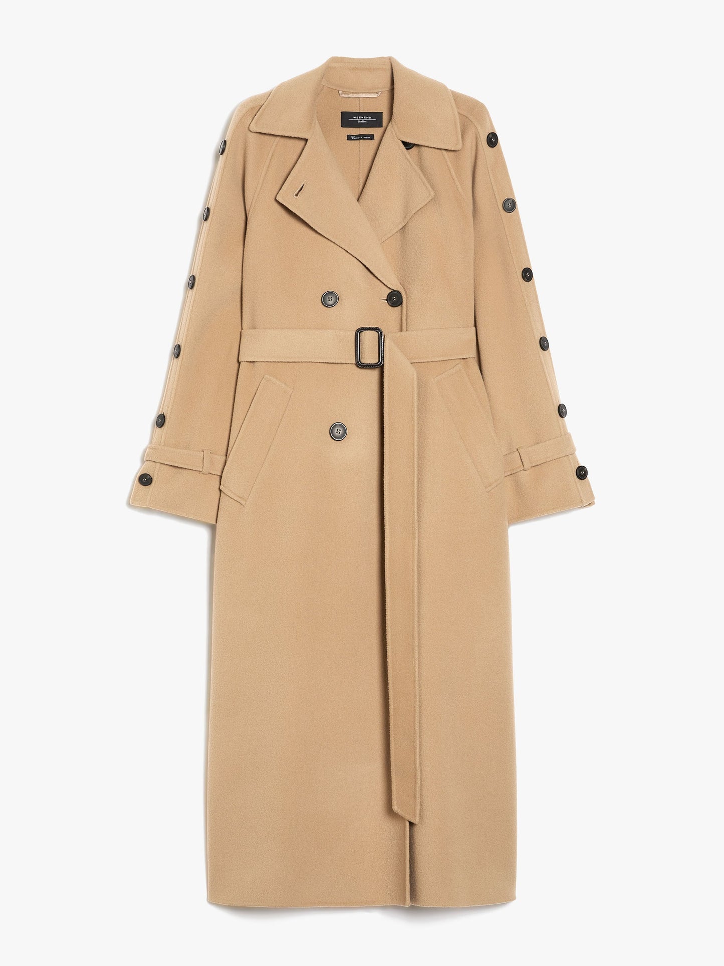 Wool trench coat