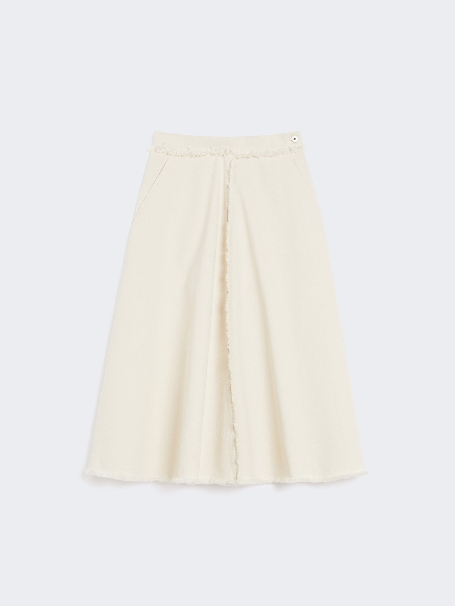 Flared cotton skirt