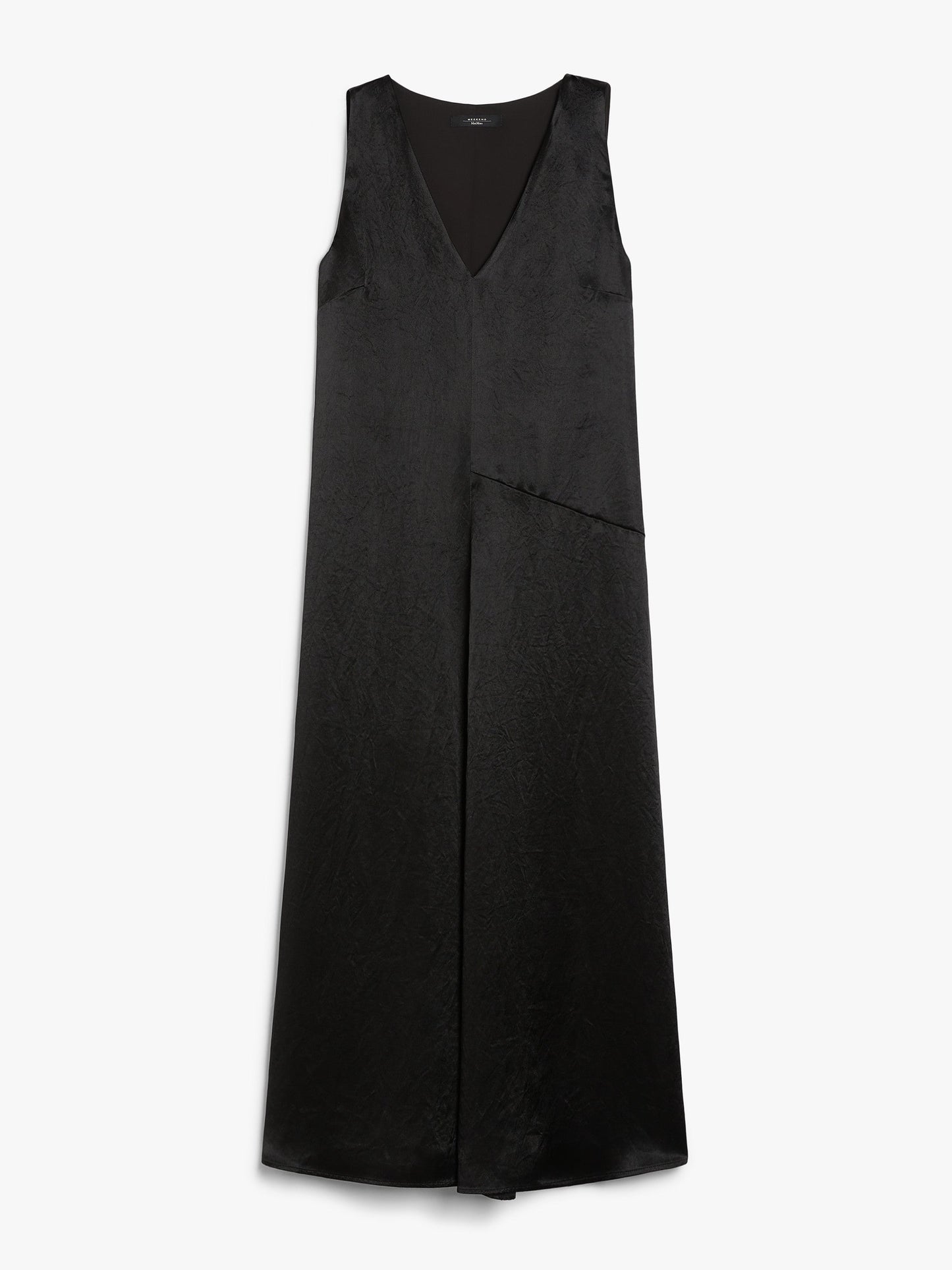 Long satin dress