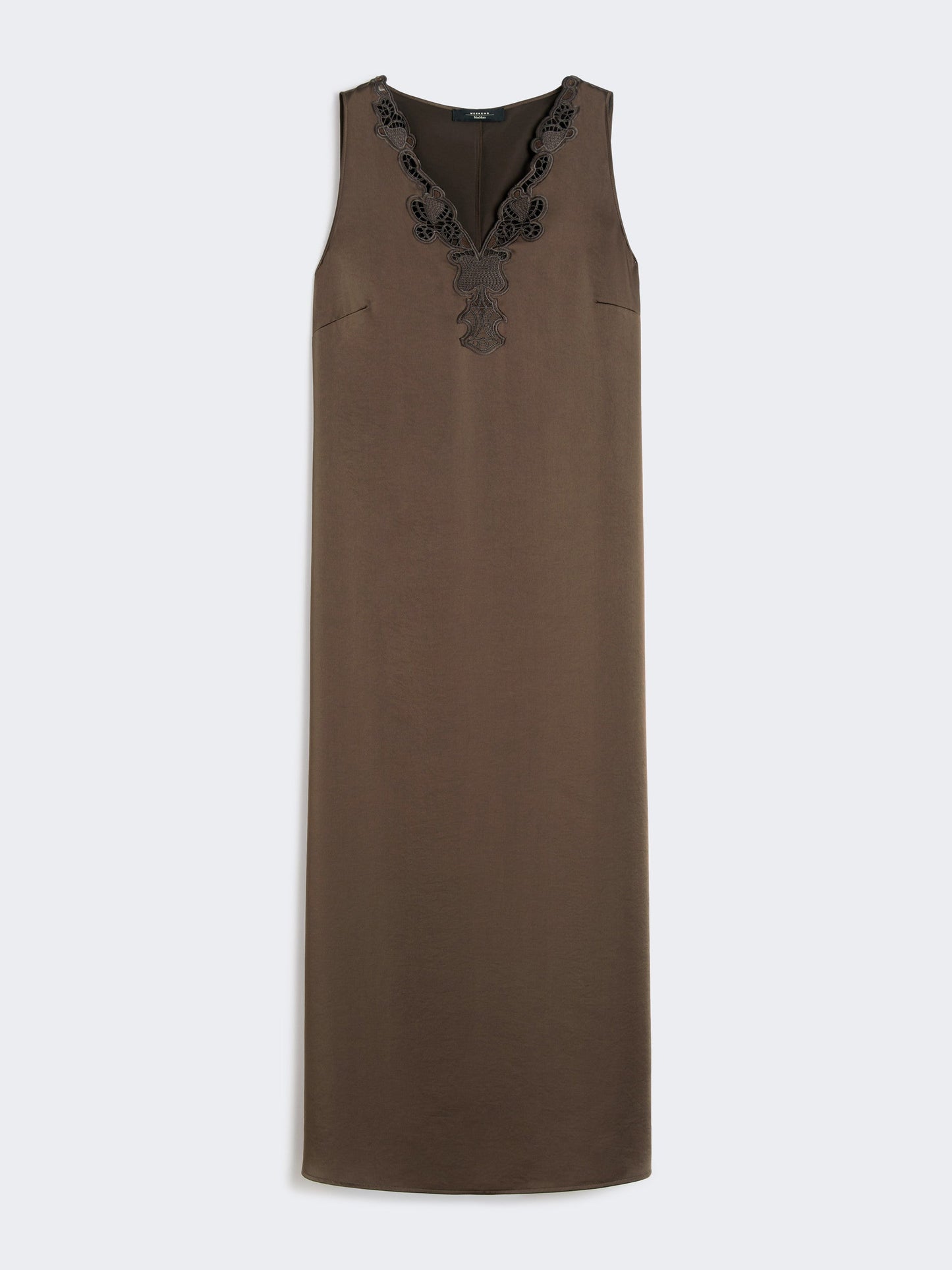 Long satin dress