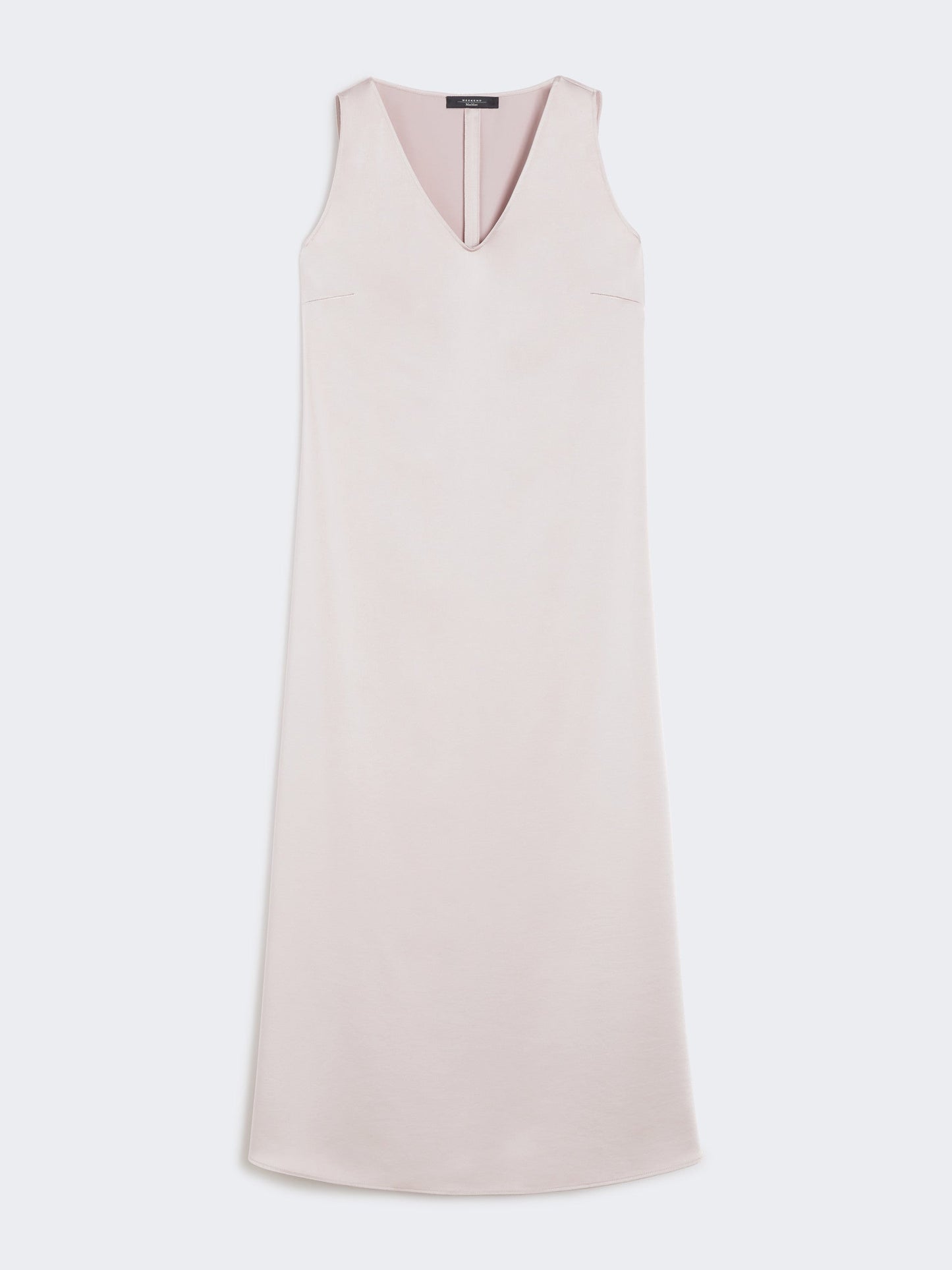 Flowing satin dress