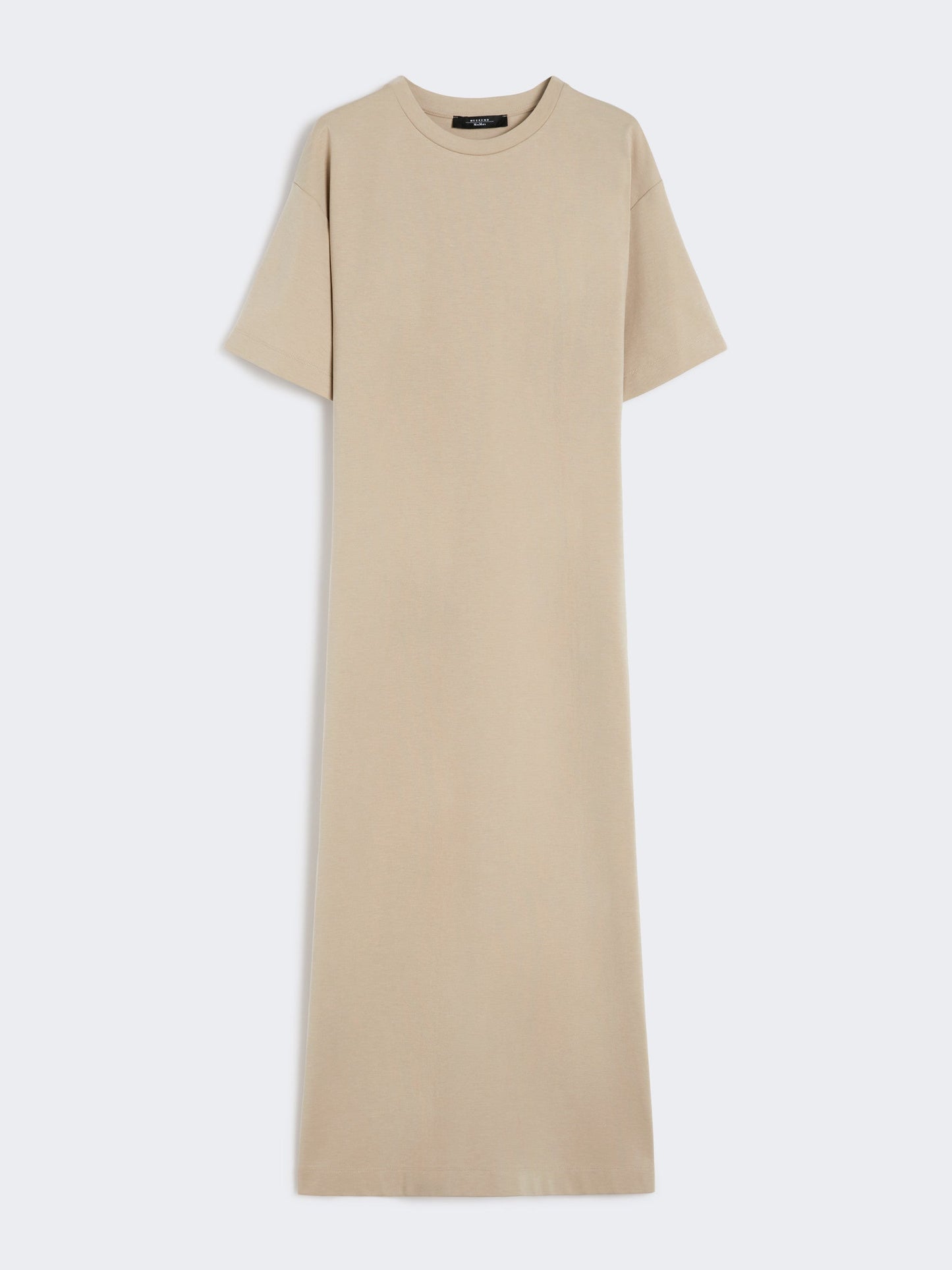Milano-knit long jersey dress