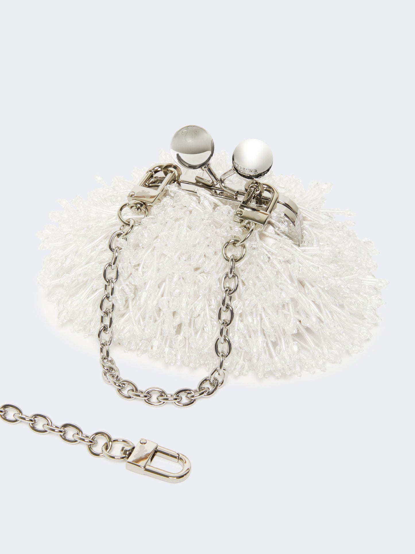 Satin and sequin Nano Pasticcino Bag