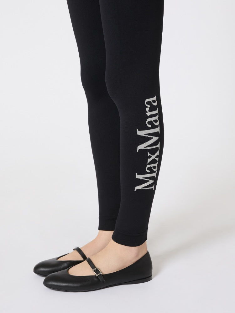 Stretch technical fabric leggings