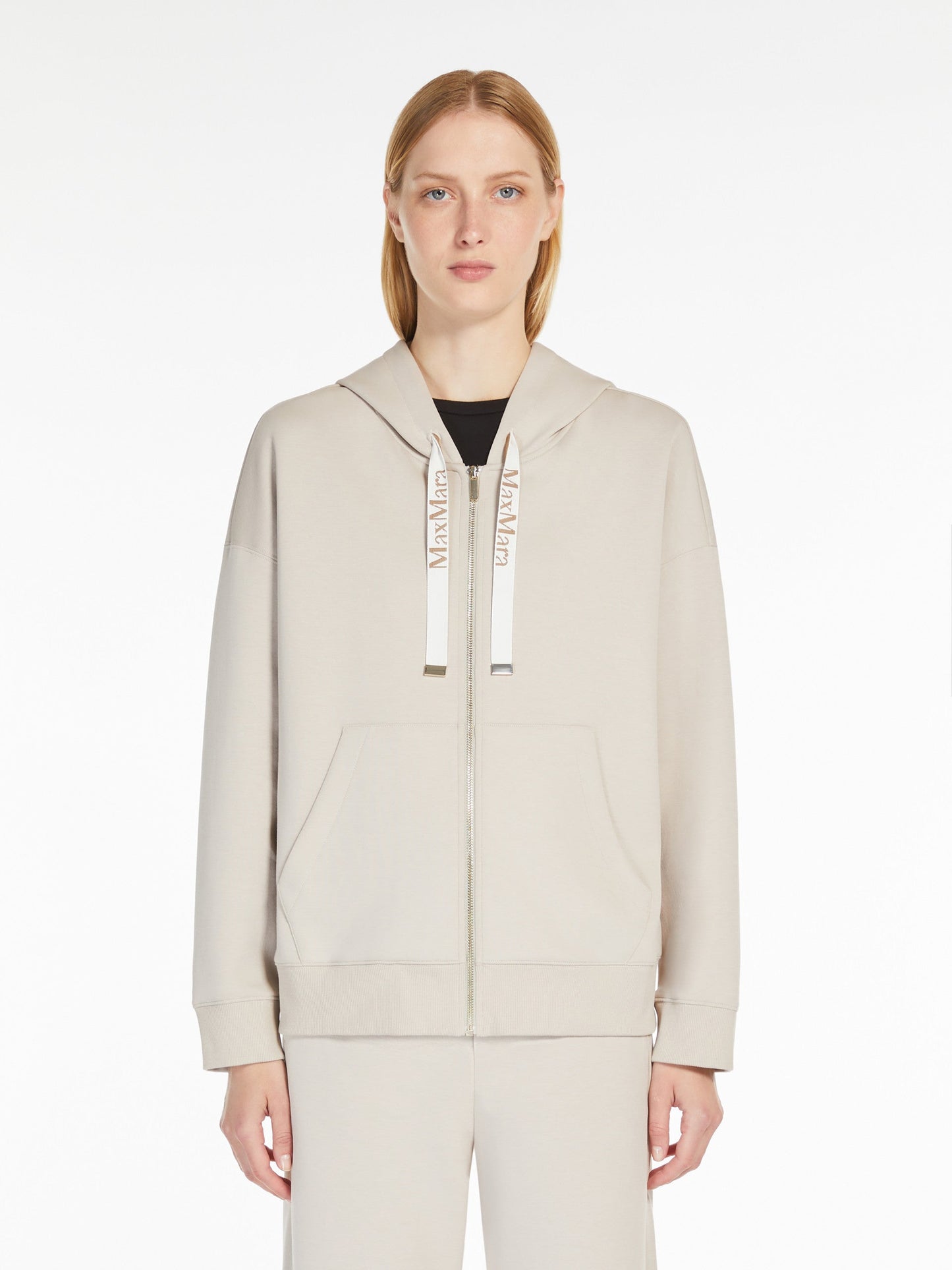 Technical cotton jersey sweatshirt