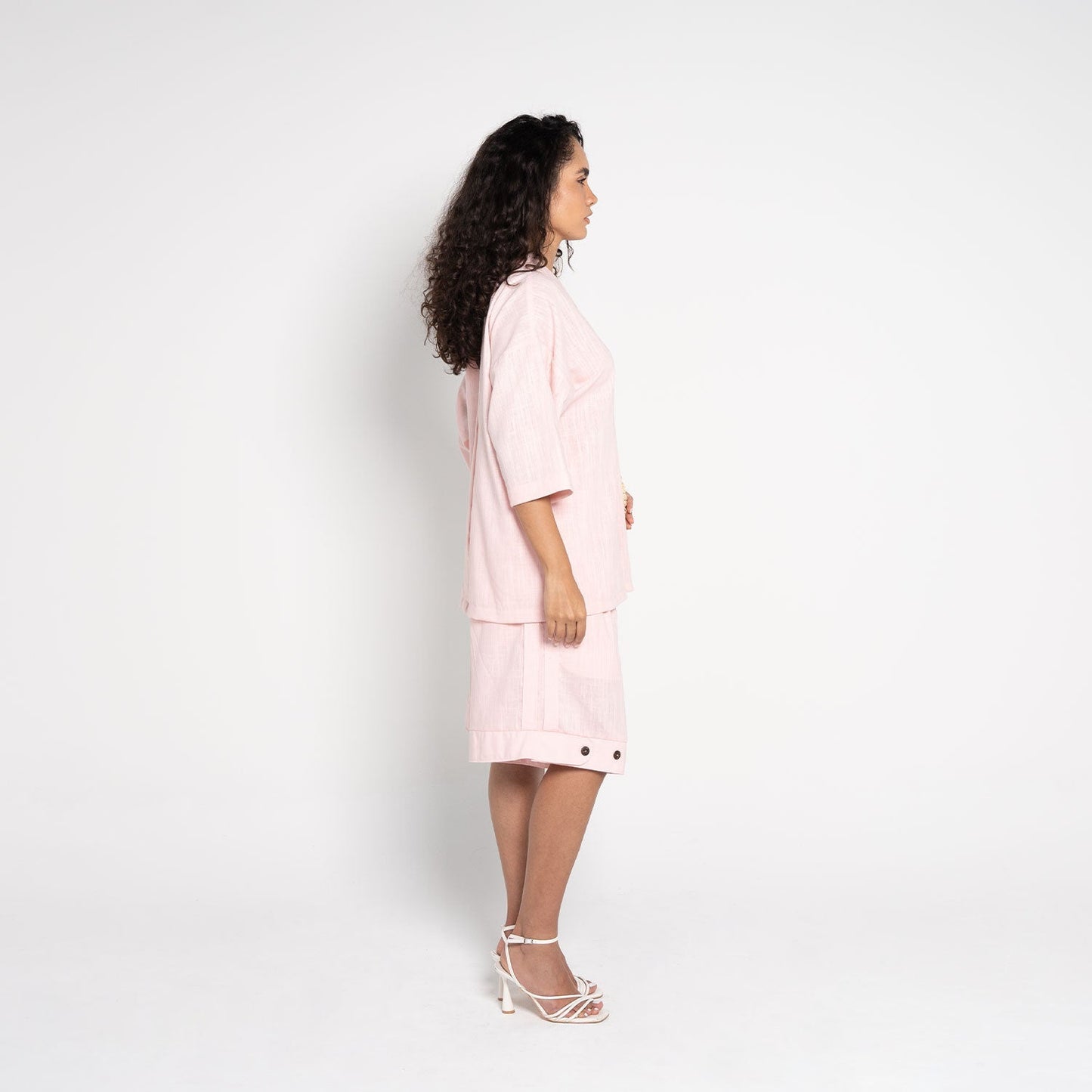 AF1 Pink Linen V - Neck Box Set