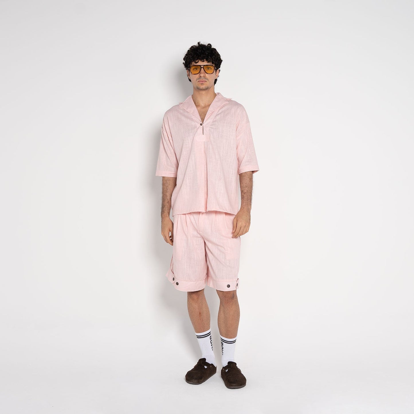 AF1 Pink Linen V - Neck Box Set