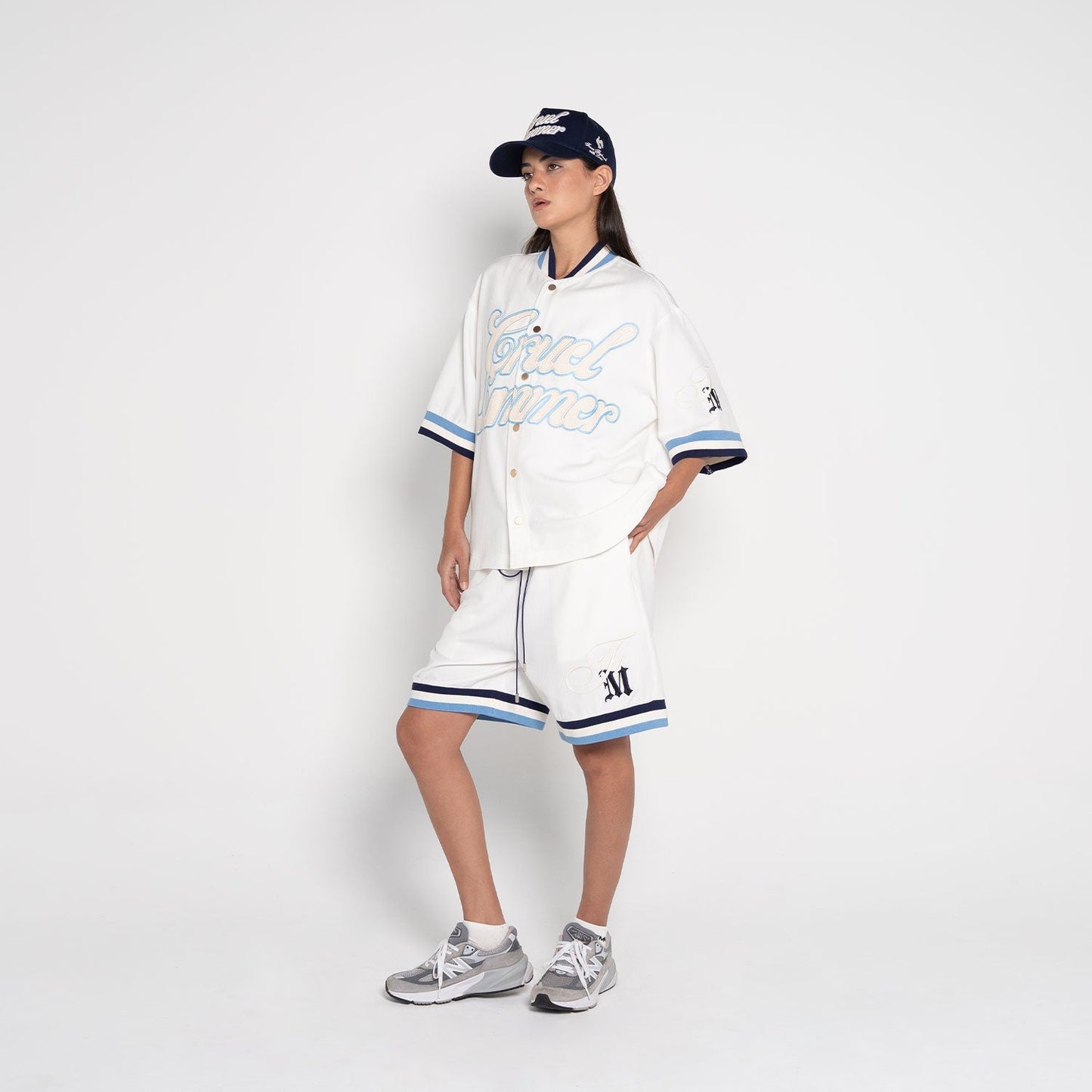 Cruel Summer Baseball Shirt – White