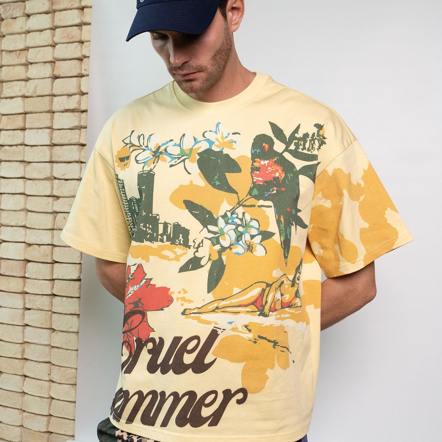 Cruel Summer Graphic T-Shirt – Sorbet Yellow