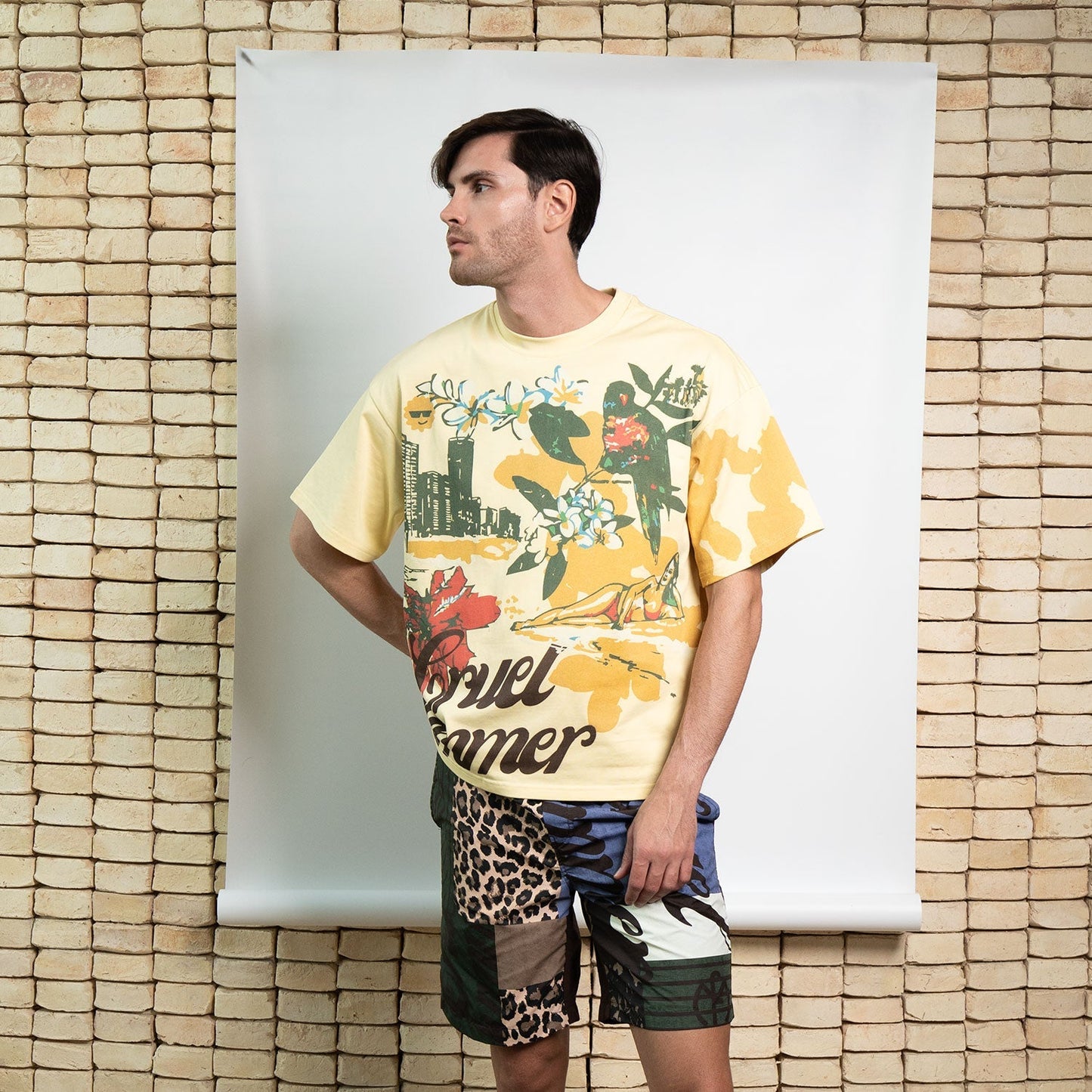 FM Cruel Summer Printed Swim Shorts
