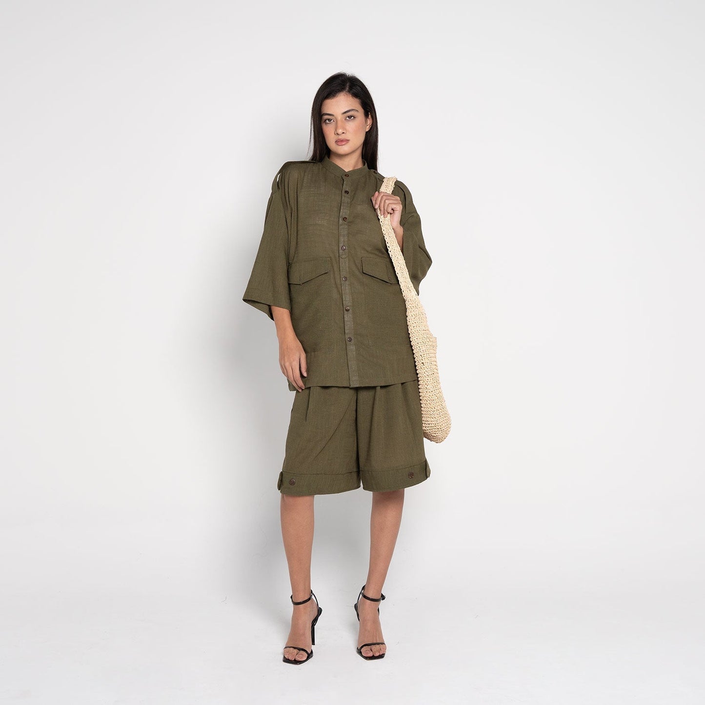 FM Linen Army Set – Army Green