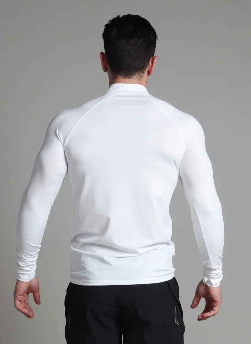 Men’s Muscle Fit Zip-Neck Performance Top