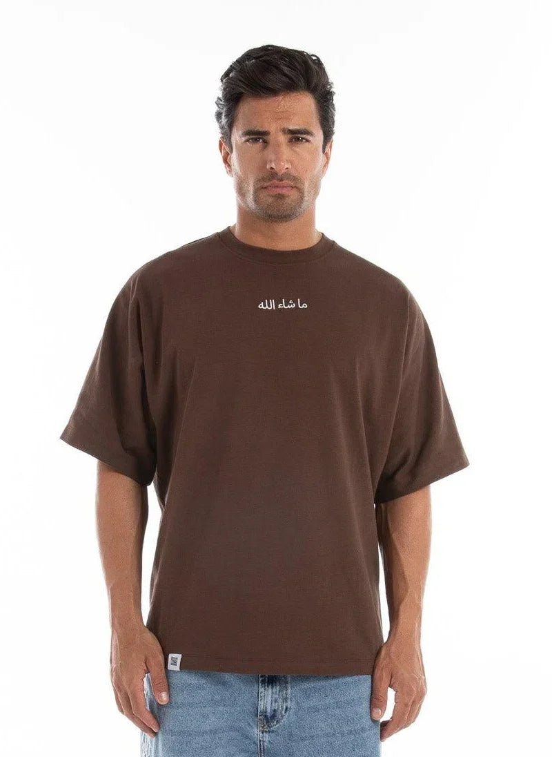 Men’s Oversized Mashallah Graphic T-Shirt