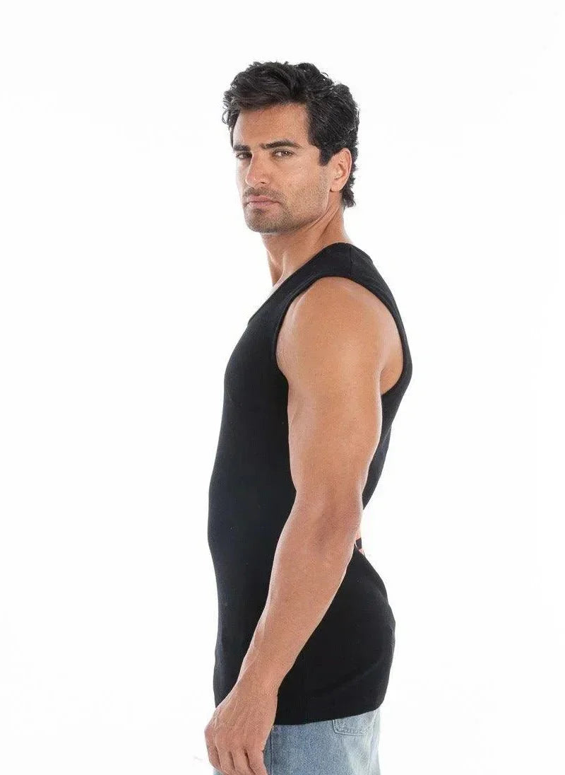 Men’s Ribbed Sleeveless Tank Top – FM Streetwear