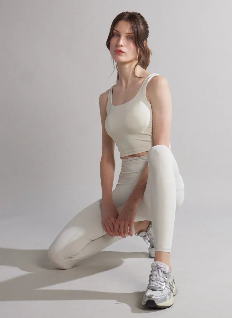 Sculpted Built-In Bra Top for Women