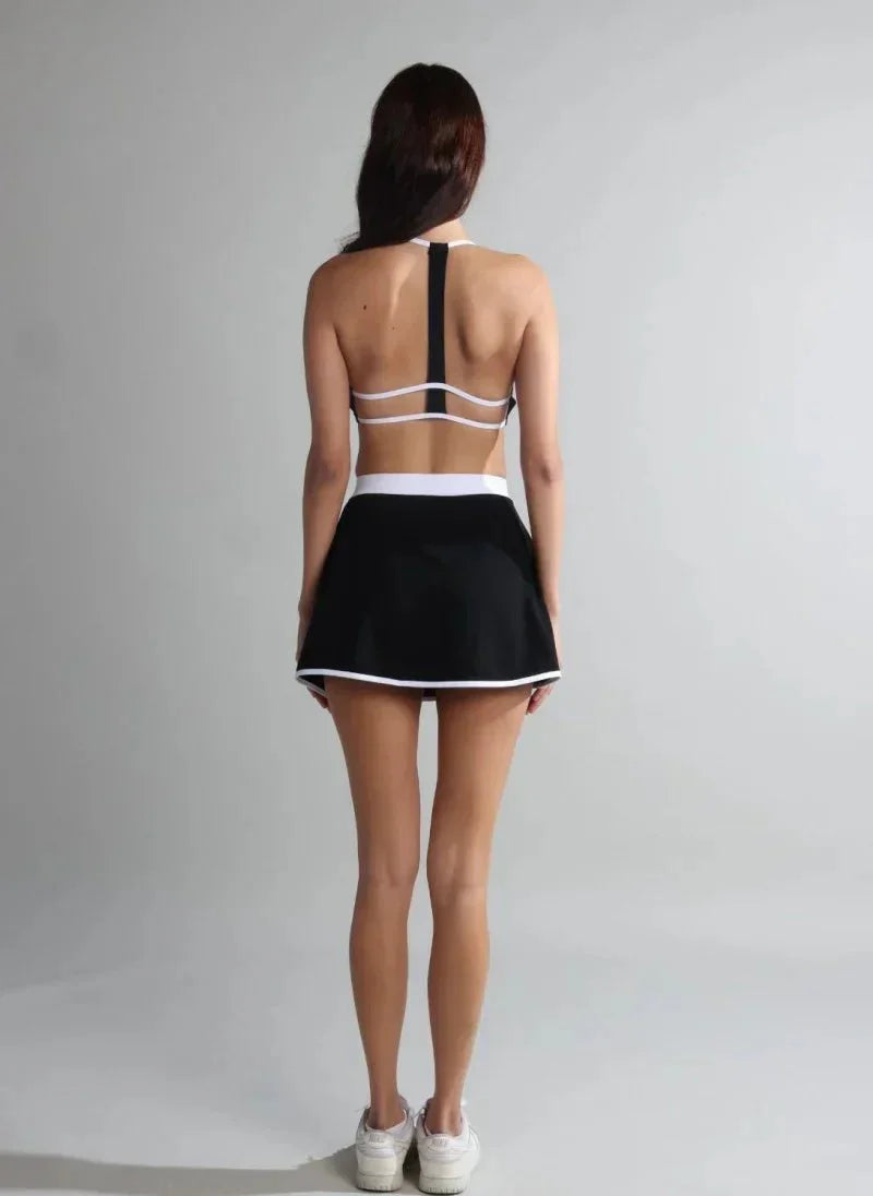 Side Split Tennis Skort for Women