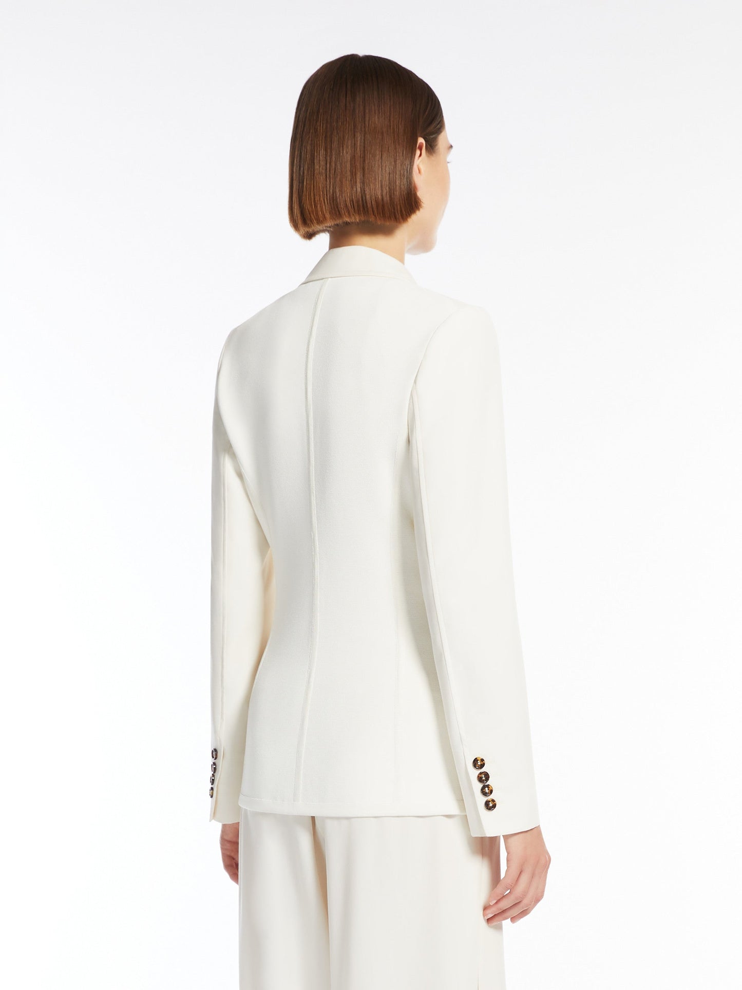 Fitted cotton blazer