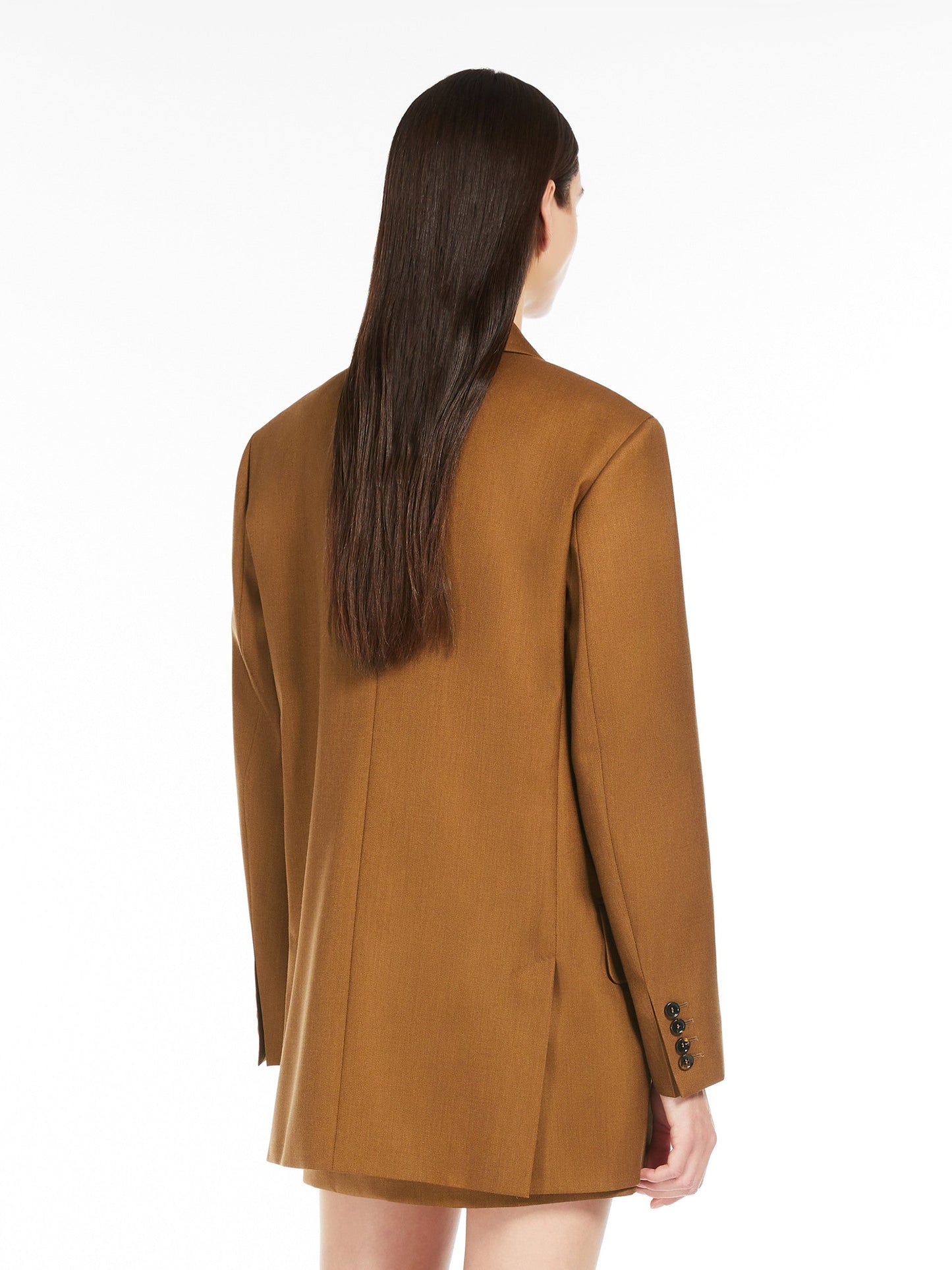 Olimpia Jacket in mohair wool and silk canvas