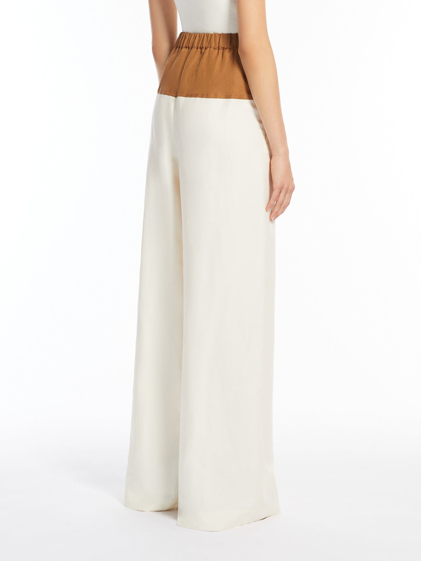 Linen and silk trousers