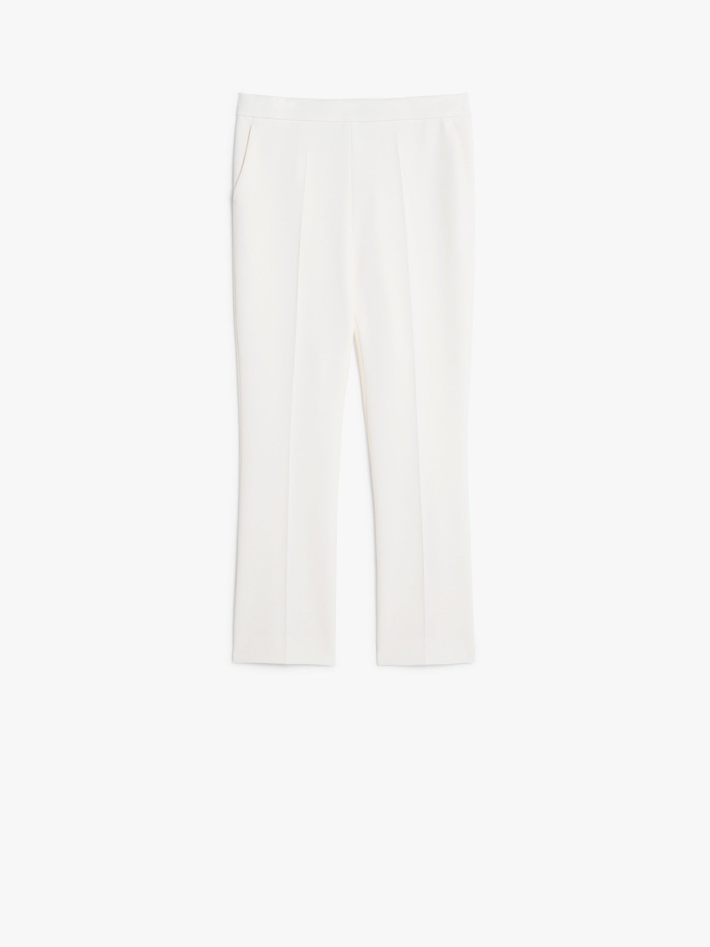 Wool crêpe trousers