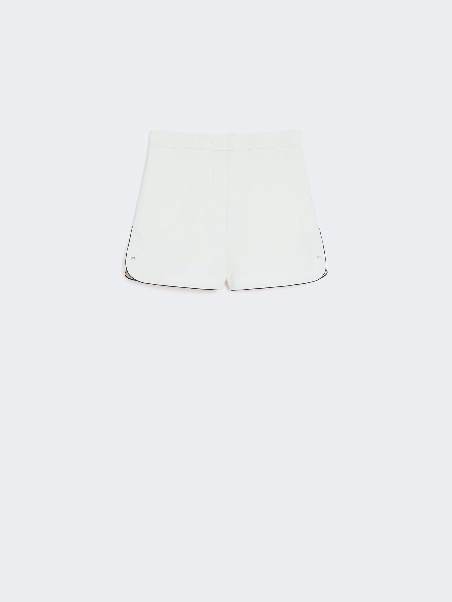 Double-faced cotton canvas shorts