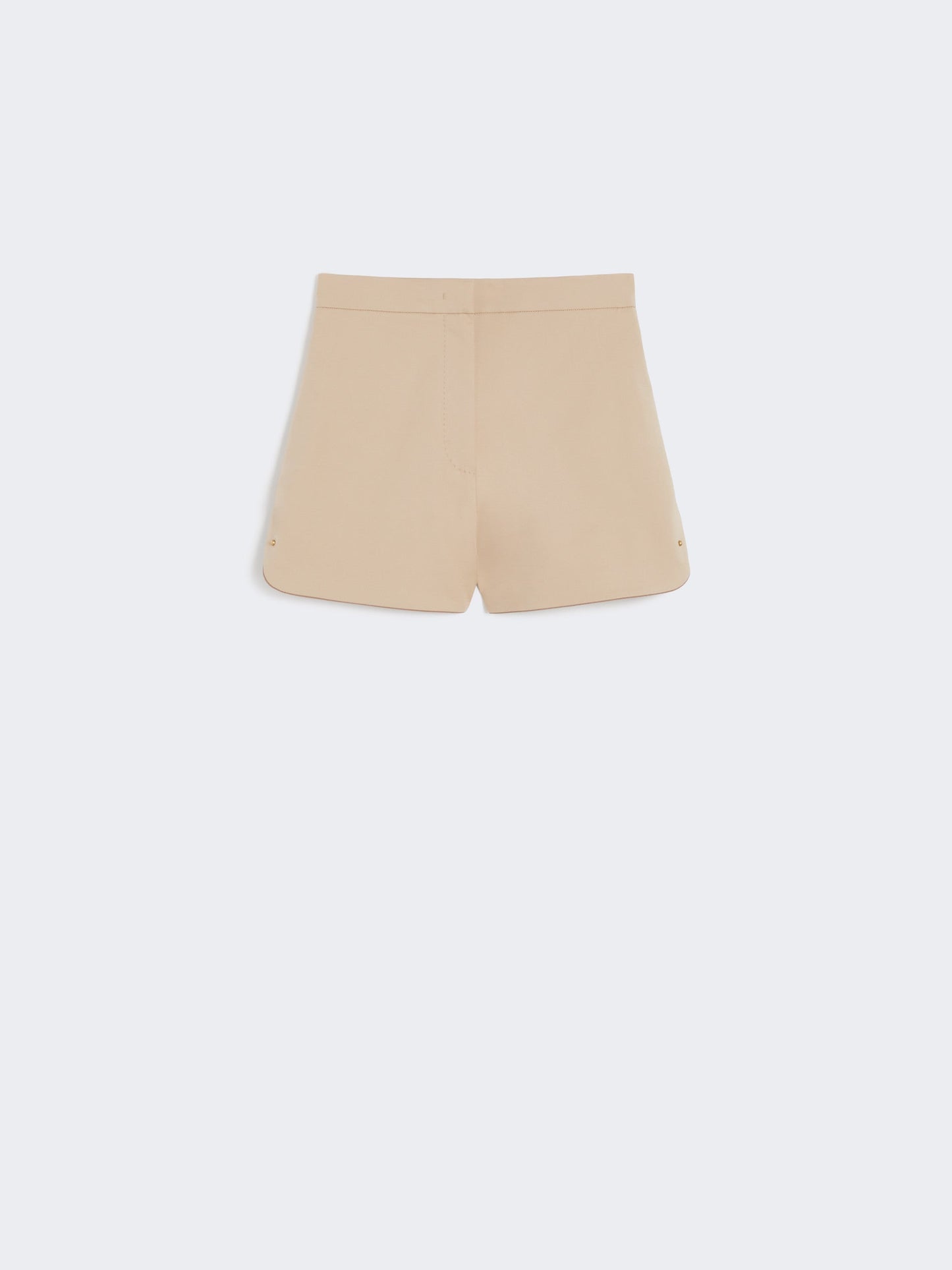 Double-faced cotton canvas shorts