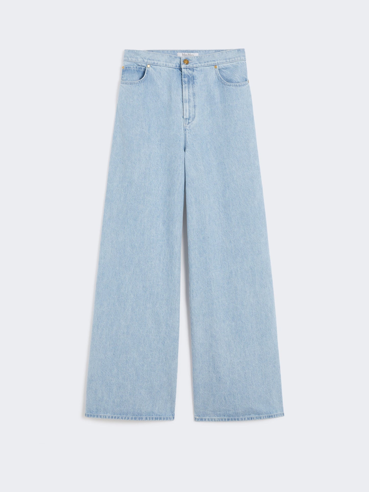 Wide-fit denim jeans