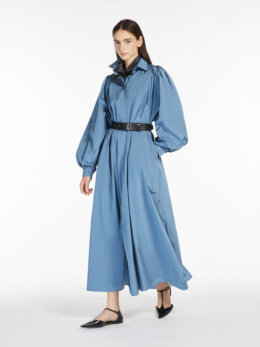 Flared taffeta dress