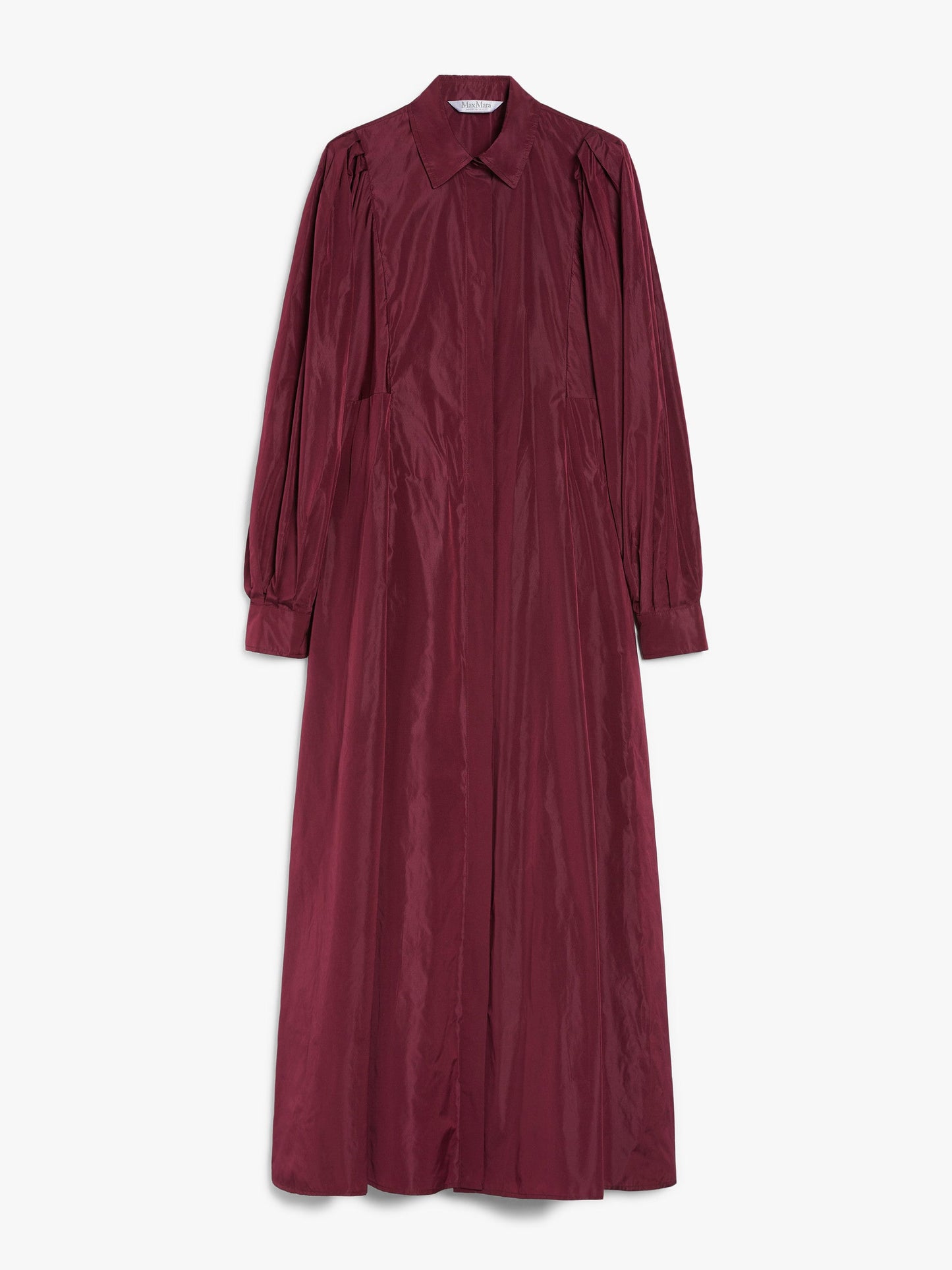 Flared taffeta dress