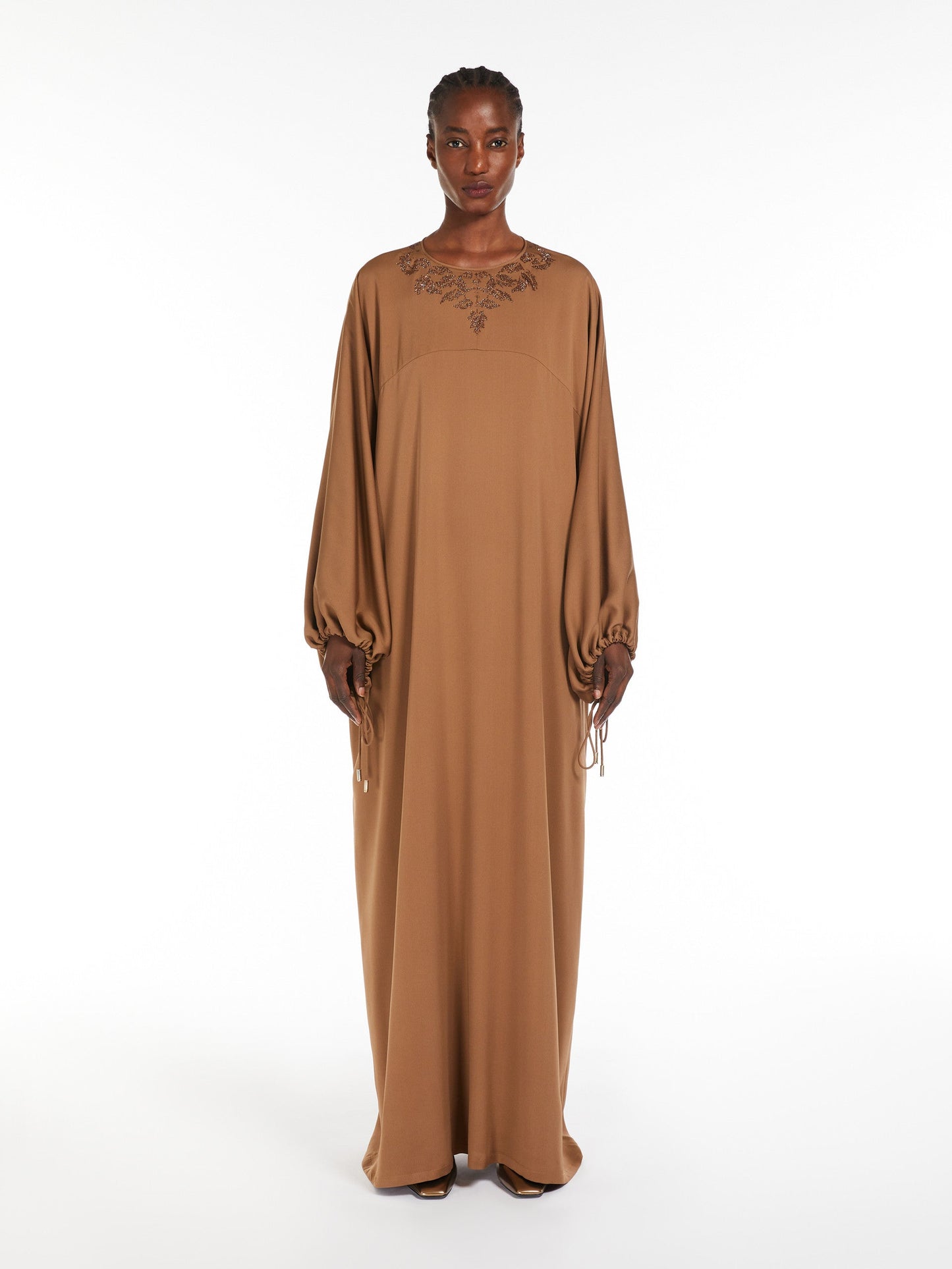 Unstructured silk dress