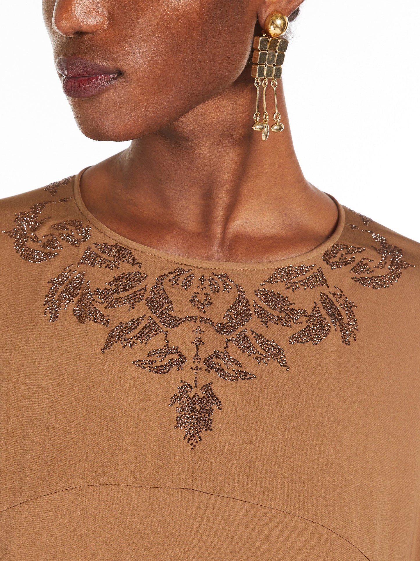 Unstructured silk dress