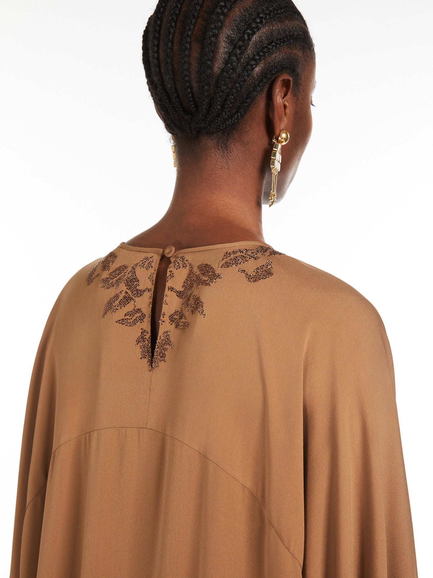 Unstructured silk dress
