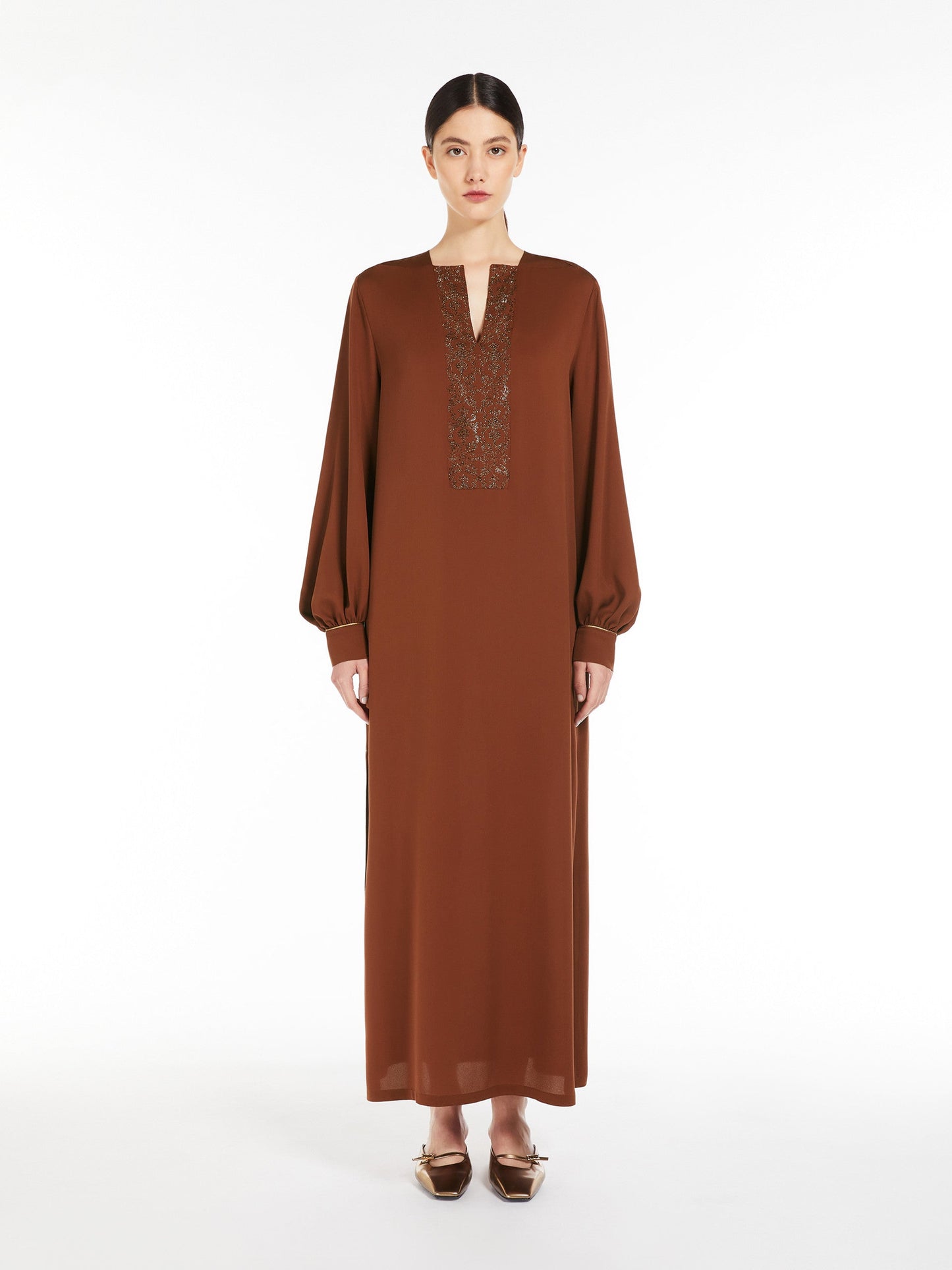Silk tunic dress
