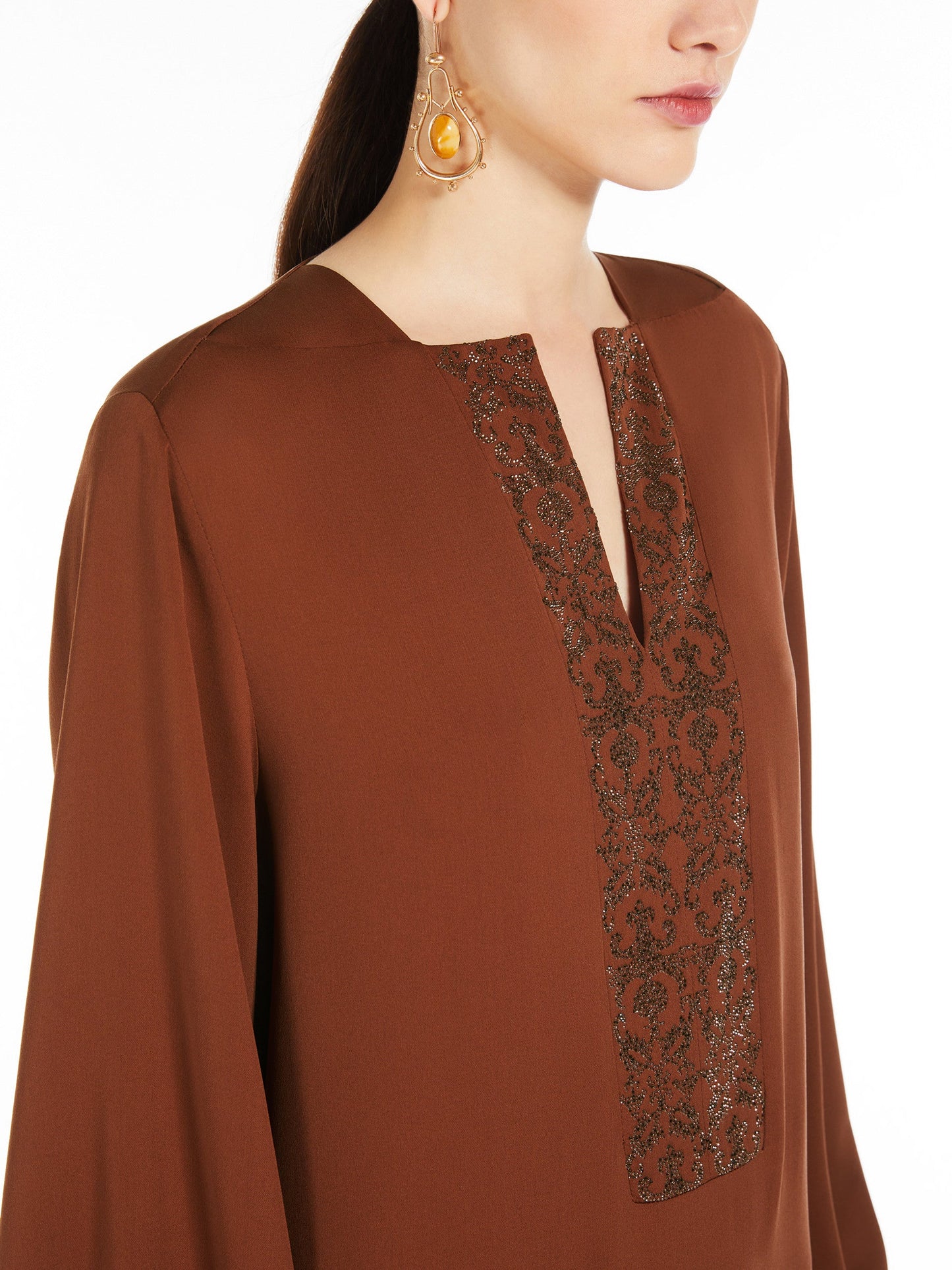 Silk tunic dress