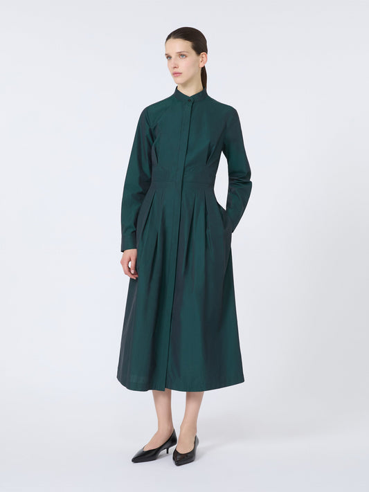 Taffeta shirt dress